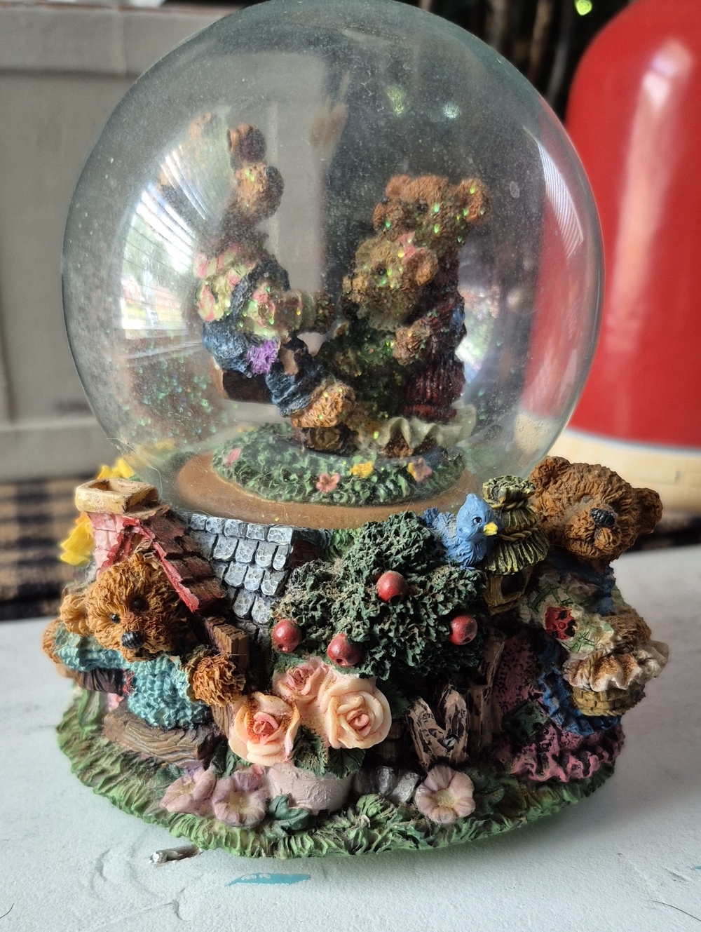 Boyds Bear Snow Globe in Multicolor